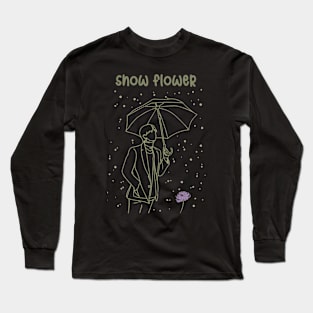 Taehyung Snow Flower Long Sleeve T-Shirt